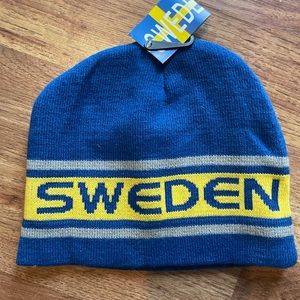 Blue and Gold ‘Sweden’ Ski Cap